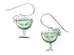 Beverage Cocktail Drink Earrings Beverage Cocktail Drink Earrings