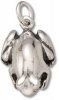3D Sitting Toad Frog Charm