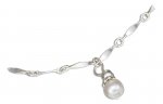 8.5" Petite Freshwater Pearl Dangle Ankle Bracelet