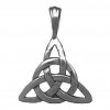 Celtic Circled Trinity Triquetra Knot Pendant