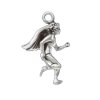 3D Female Runner Angel With Wings Charm
