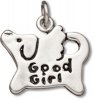 Good Girl Dog With Wings Shaped Charm