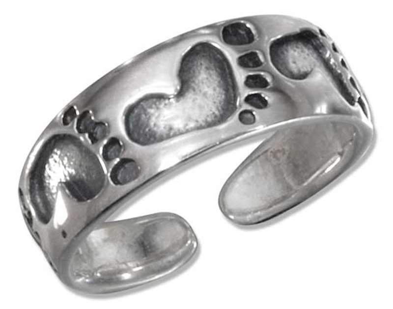Sterling Silver Men's Toe Rings