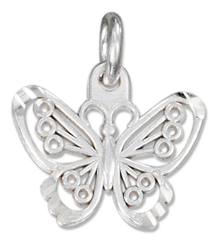 Sterling Silver Butterfly Charms