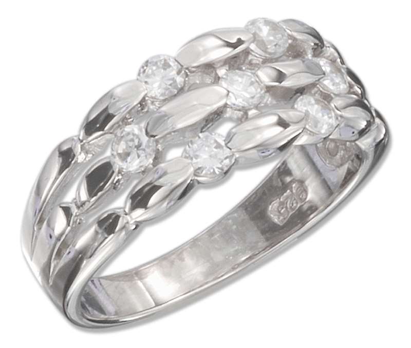Sterling Silver Cubic Zirconia Rings